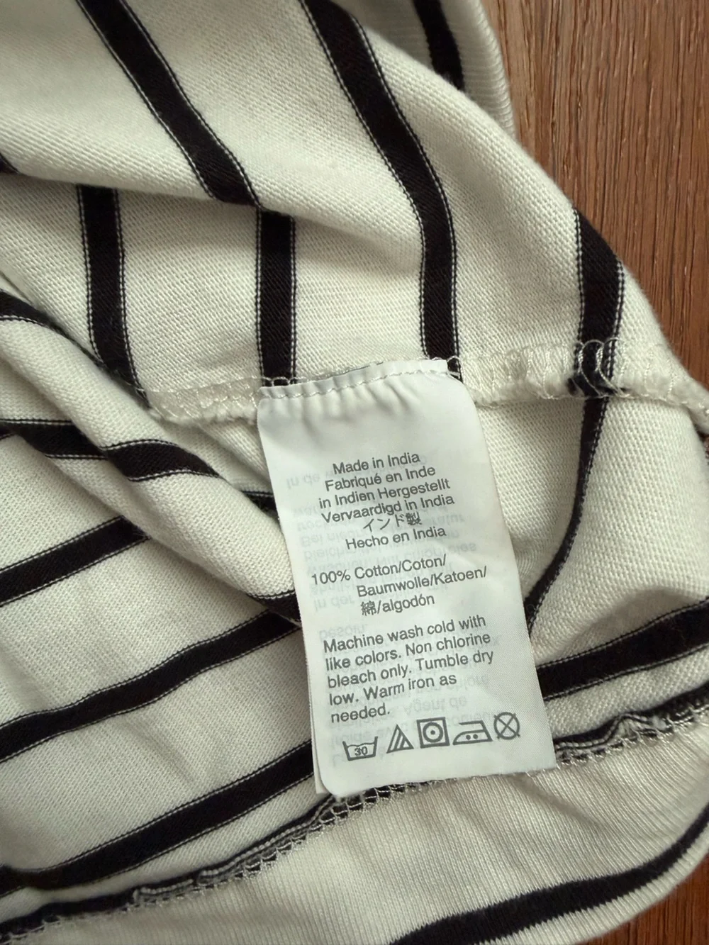 J. Crew Striped T-Shirt Dress XS White Black Cotton Mini Back Zip Flawed